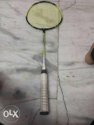 Yellow And Black Badminton Racket