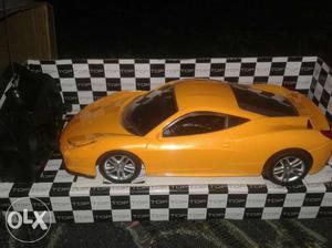 Yellow Coupe R/C Toy