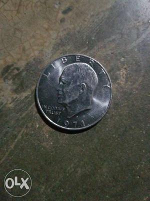  usa 1 dollor coin. Good condition. original