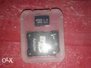 32GB Black Micro-SD Card With Adapter