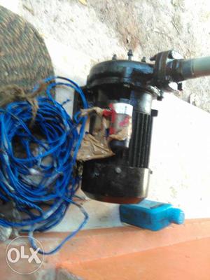 Black And Blue Corded Power Tool