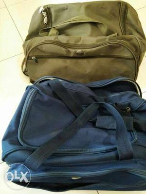 2pieces duffle trolly heavy hand bag..