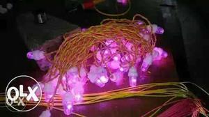 8mm multicolored led toran of 50 bulb with 50 feet long at