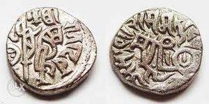 Accent coins of Prithvi Raj Chohan's since