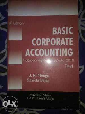 Basic Corporate Accounting Book