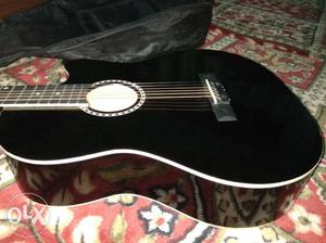 Black Acoustic Guitar