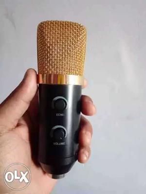 Black And Brown Condenser Microphone