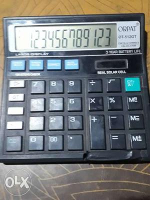 Black Casio FX-512 Calculator