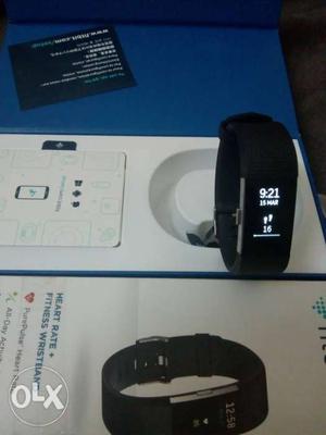 Black Fitbit Charge 2 With Box and bill. Never used.
