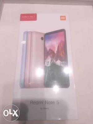 Brand new sealed pack Redmi Note 5 Black 3 GB 32gb 1 year
