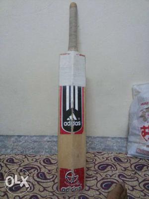 Brown And Red Adidas Cricket Bat