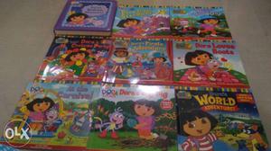 Collection of Dora books in good condition.