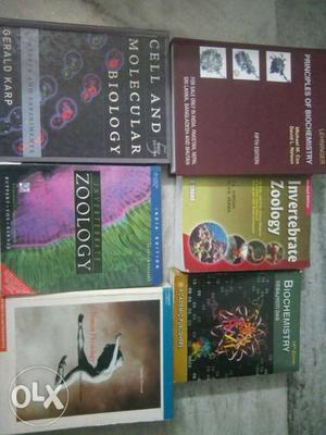 Combo of 6 zoology hons books..very good in