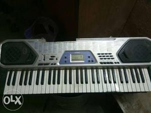 Gray Electronic Keyboard