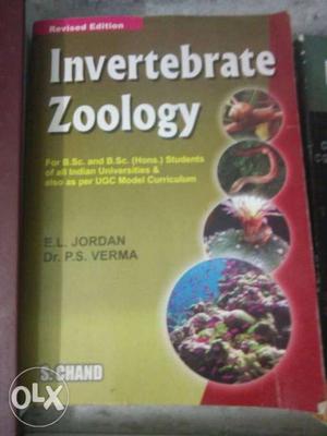 Invertebrate Zoology Book by jordan & verma