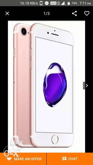Iphone 7 Rose Gold 32gb 5 Months Old With All