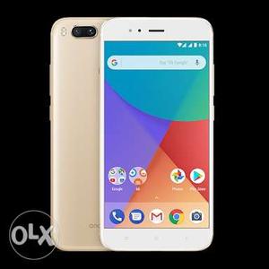 Mi A1 64GB Gold 1 year manufacturing warranty for