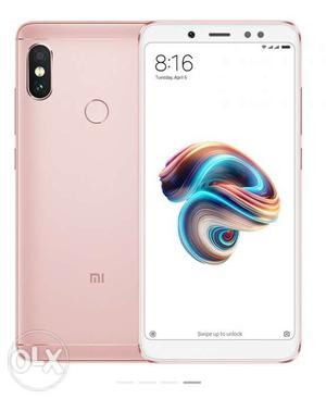 Mi not 5 pro rose gold colour sil pack pice