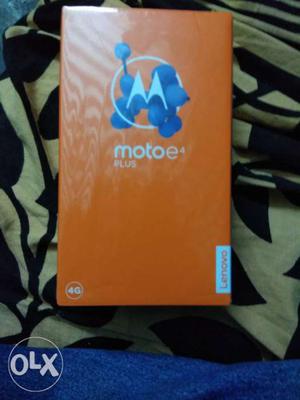 Motorola E4 plus.brand new.no exchange.3 GB ram