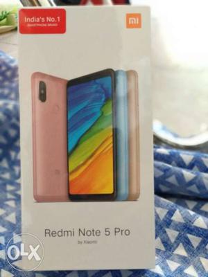 Note 5 pro. Gold color. Fix Price. SEALED BOX