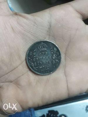  Old Copper Coin In Good Condition