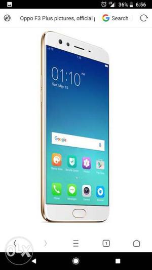 Oppo f3 plus non use one day old