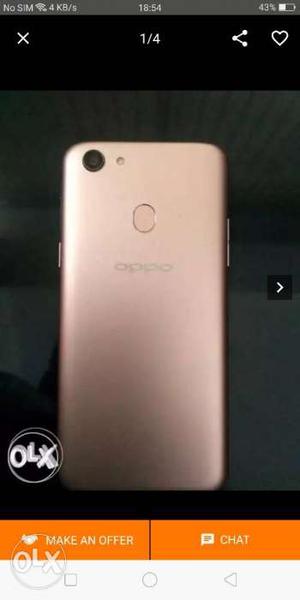Oppo f5 4gb ram 32rom only 2days old in showroom