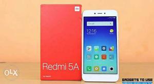 Redmi 5a (2+16gb) seal pack 5 piece all colours