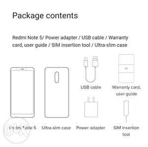 Redmi Note 5 New.. Gold 3gb 32 Gb