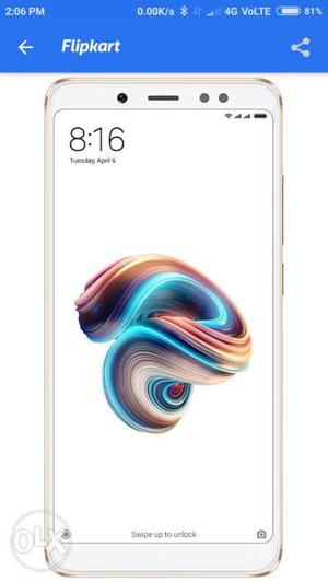 Redmi note 5 pro seal pack golden colour, kal aa Raha h