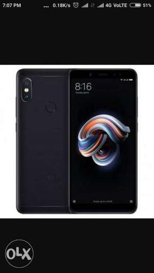 Redmi note 5pro6/64 black color seal pack pic