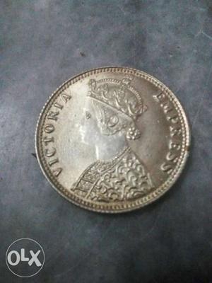 Round Victoria Empress Coin  ancient coin