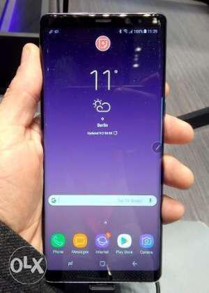 Samsung Galaxy Note 8 Brand new showroom condition 4 MONTHS