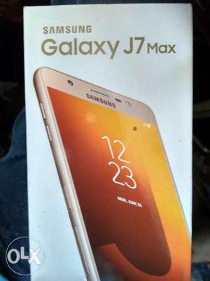 Samsung J7-max 4gb 32gb ram only 2 days used bill