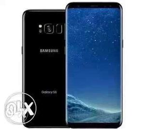 Samsung galaxy s8 plus 128gb black colour 8 month