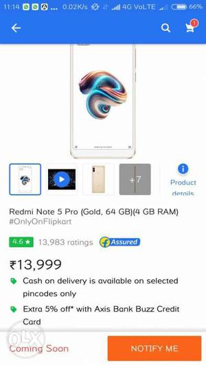 Seal pack. Redmi note 5 pro available. 3 to 4