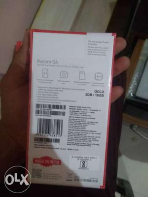 Seal packed redmi 5a 2gb ram and 16gb internal