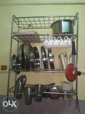 Stainless steel plate reck very good condition,