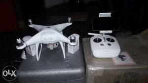 White DJI Phantom Quadcopter With Controller