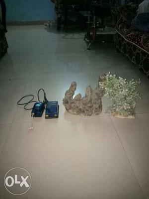 Aquarium Stone,Plant Decors,oxygen pump etc..