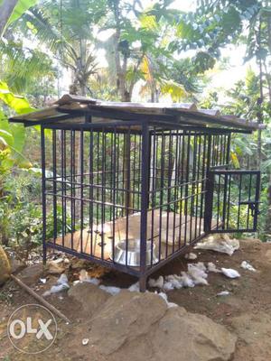2 month used dog cage. 4x2.5x2. Urgent sale.