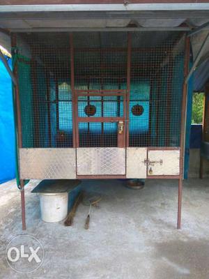 4×4 metal pet cage