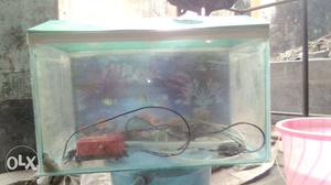 Full aquarium set with heter light motor etc