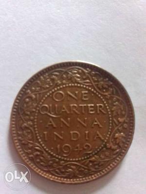 1 quarter anna india very precious coin... coin
