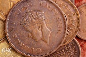 101 years old british - indian copper coin