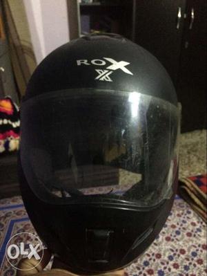 Black And White Rox Full-face Helmet
