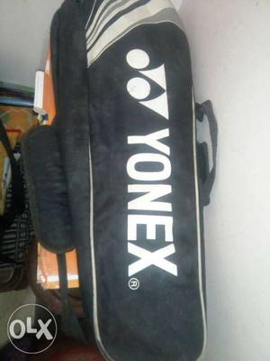 Black And White Yonex Sports Bag