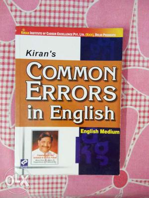 COMMON ENGLISH ERROE book by kiran publication.