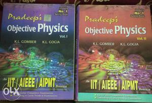 IIT-JEE - Pradeep's Objective Physics Vol 1 & 2 Rs. 500/-