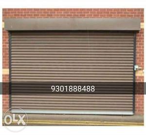 Metal rolling shutter... good in condition  size